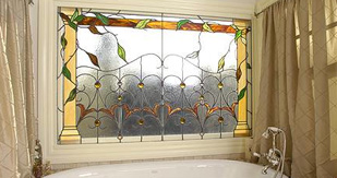 etched glass for homes