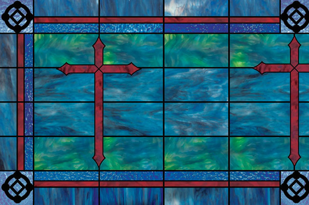 Church window film custom design